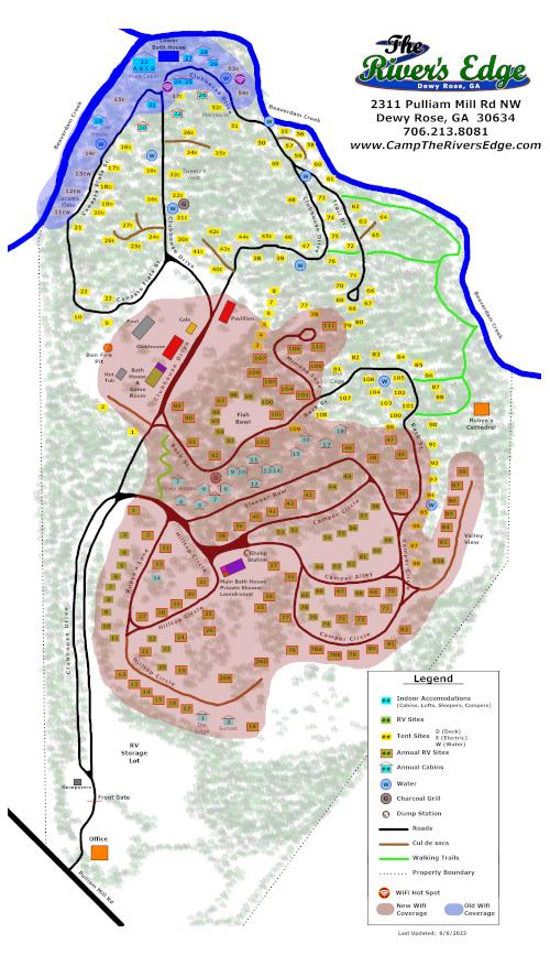 Graphic of WiFi Coverage Map